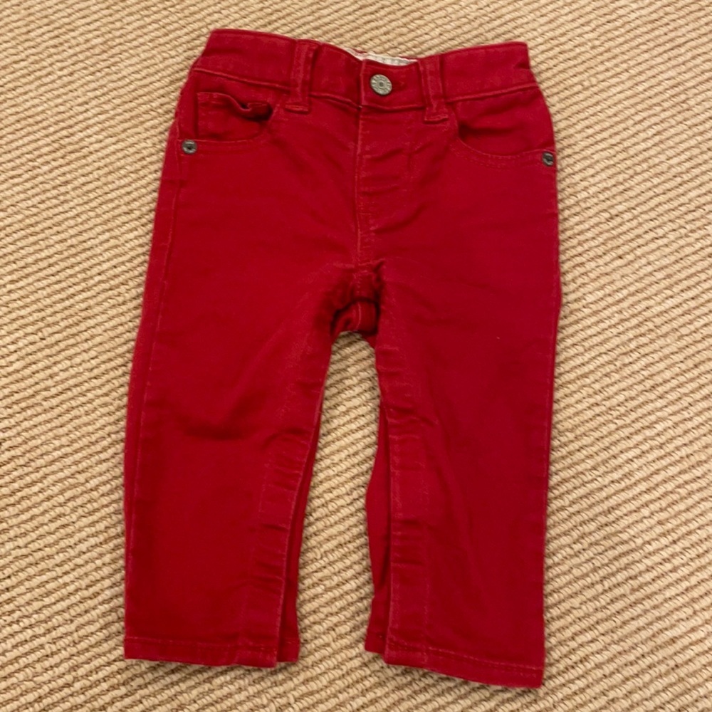 Baby Gap 12-18m dark reddish colored jeans